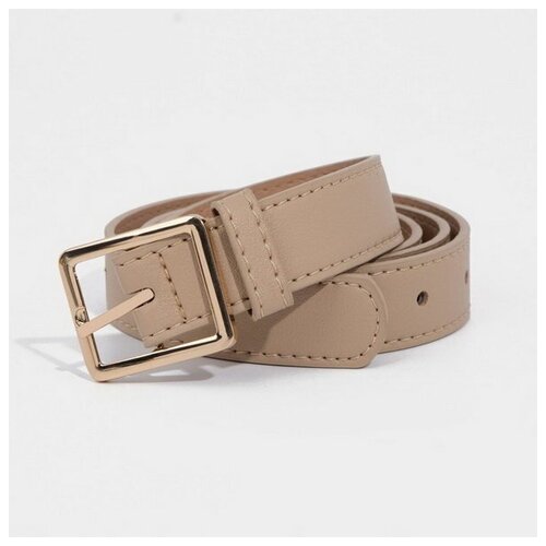 фото Ремень сима-ленд, размер 106, бежевый сима-лэнд