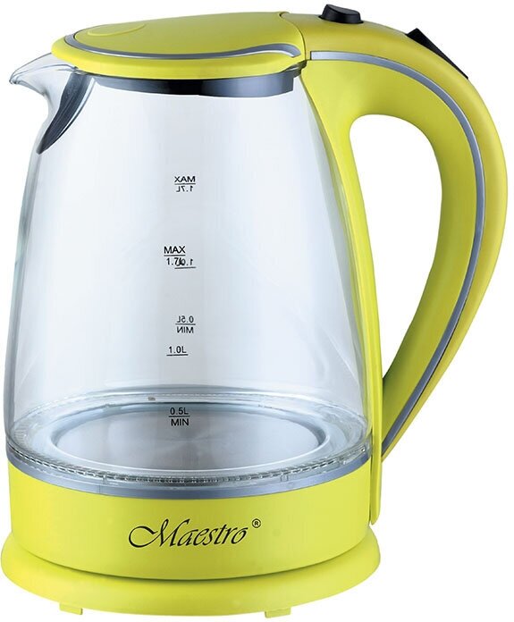 Чайник электрический Maestro MR-064GR стеклянный с подсветкой 1.7л - фотография № 2