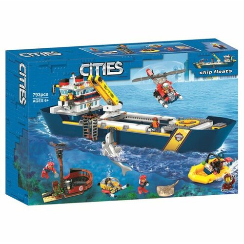 Конструктор Cities «Океан: исследовательское судно»