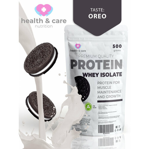 протеин сывороточный от health Протеин сывороточный от Health & Care 500 грамм со вкусом орео