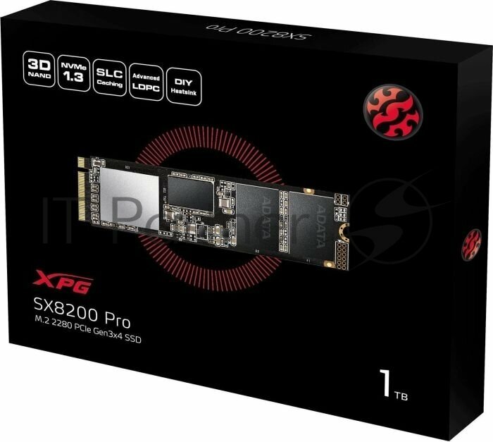 SSD диск ADATA M.2 XPG SX8200 Pro 1 Тб PCIe Gen3x4 3D TLC (ASX8200PNP-1TT-C) - фотография № 20