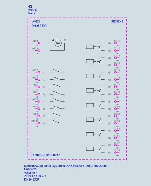 SIEMENS Модуль расширения 6ED1055-1FB10-0BA2 LOGO! DM16 230R 230В, 8DI/8DO — фото 3