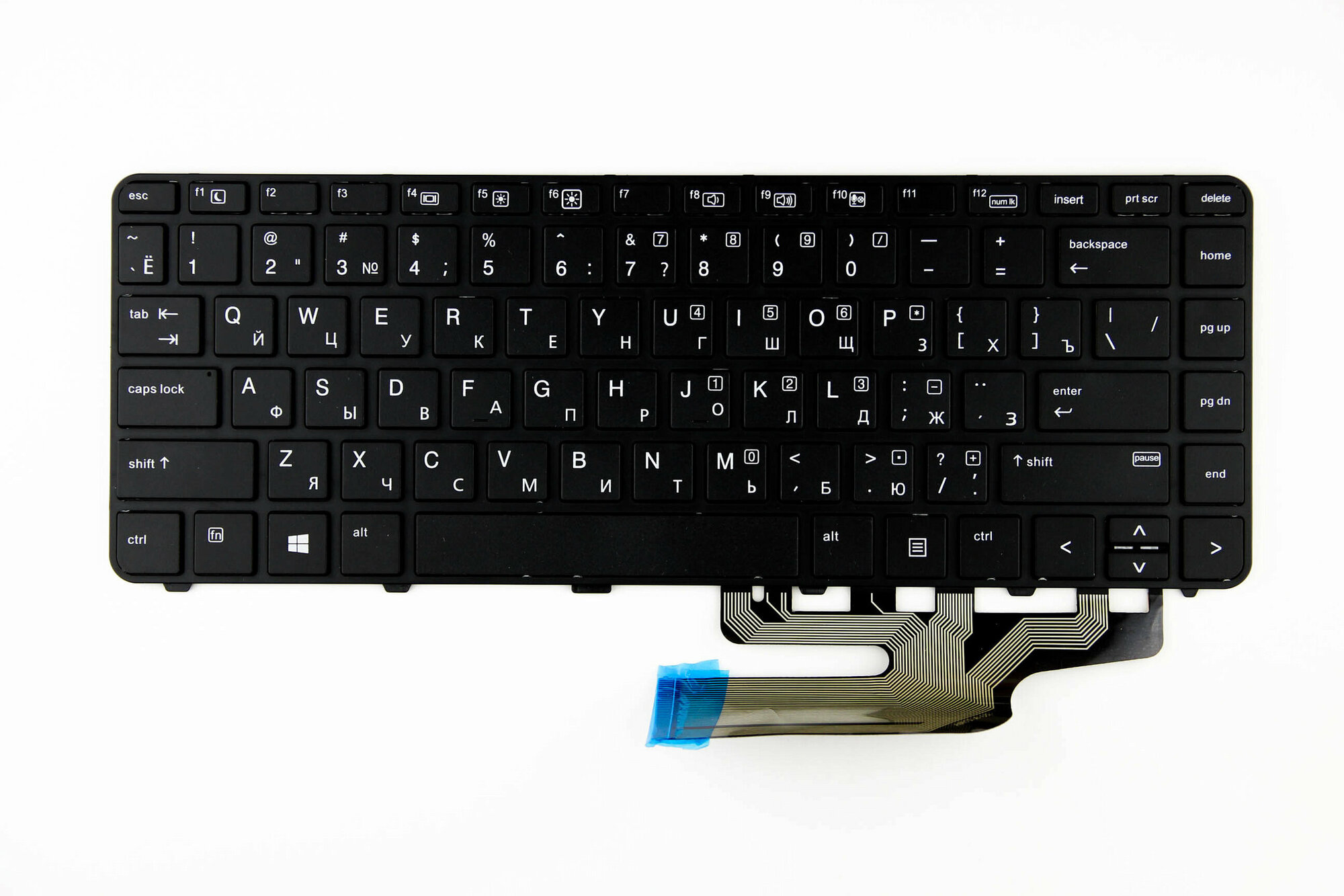 Клавиатура для ноутбука HP Probook 430 G3 440 G3 с рамкой p.n: 831-00326-00a, sn9142bl