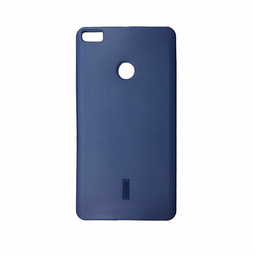 Чехол силиконовая матовая для Xiaomi Mi Max 2, синий