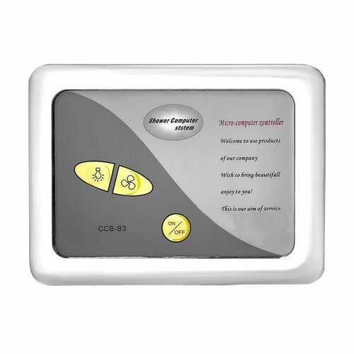 Пульт управления для душевой кабины кнопочный управление - освещением вентиляцией 3245₽