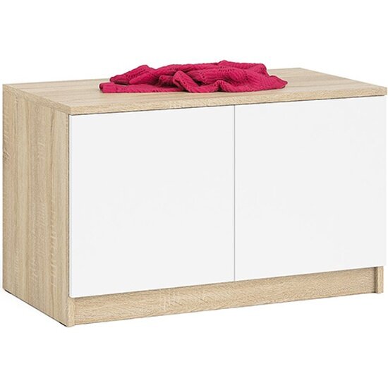 Тумба Свк Мори /антресоль МА900.1 цвет дуб сонома/белый ШхГхВ 904х504х546 см подходит для шкафа МШ900.1