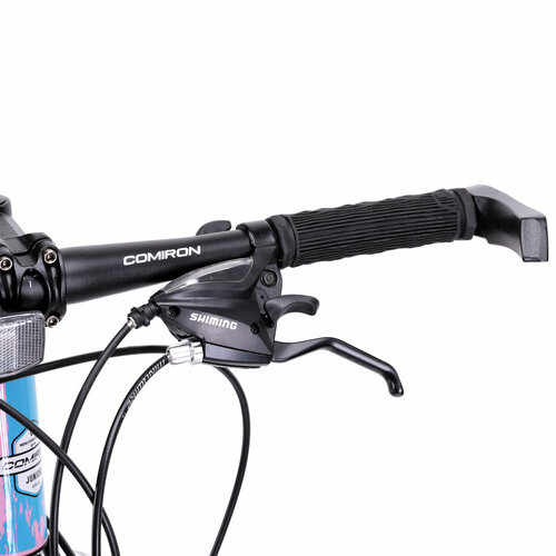 Велосипед горный 24 дюйма подростковый 7-скоростей на рост 135-155см COMIRON FLASH розовый 1620000₽