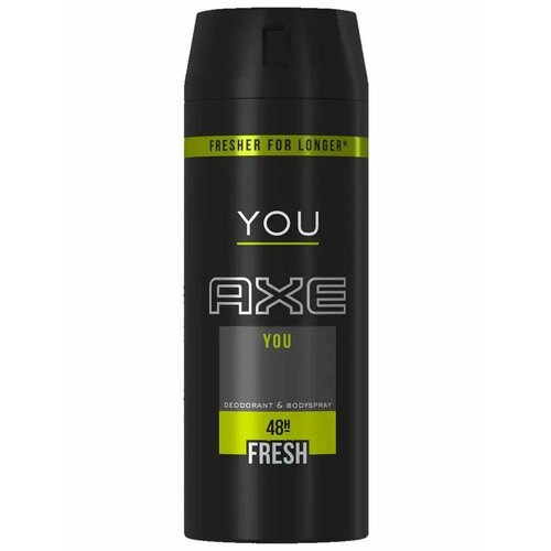 Axe You body spray дезодорант спрей, мужской, 150 мл. дезодорант антиперспирант спрей мужской axe black night 150мл