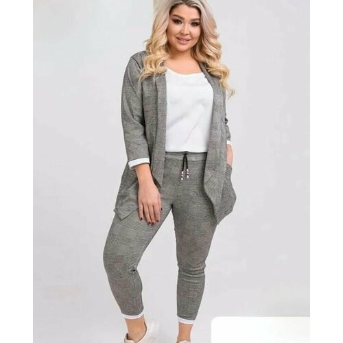 Костюм Only you, размер 56, серый