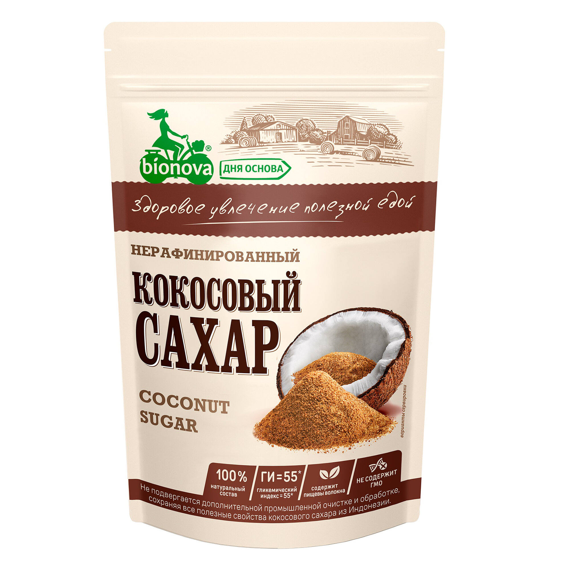 Сахар "Кокосовый", органический Bionova 200 г