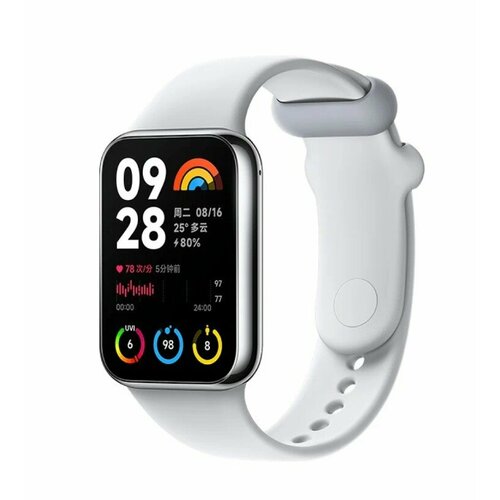 Фитнес-браслет Xiaomi Mi Band 8 Pro светло-серый RU 869000₽