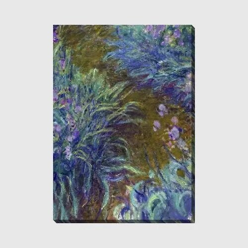 Картина на холсте Ирисы (Irises) Моне Клод 40*55 см