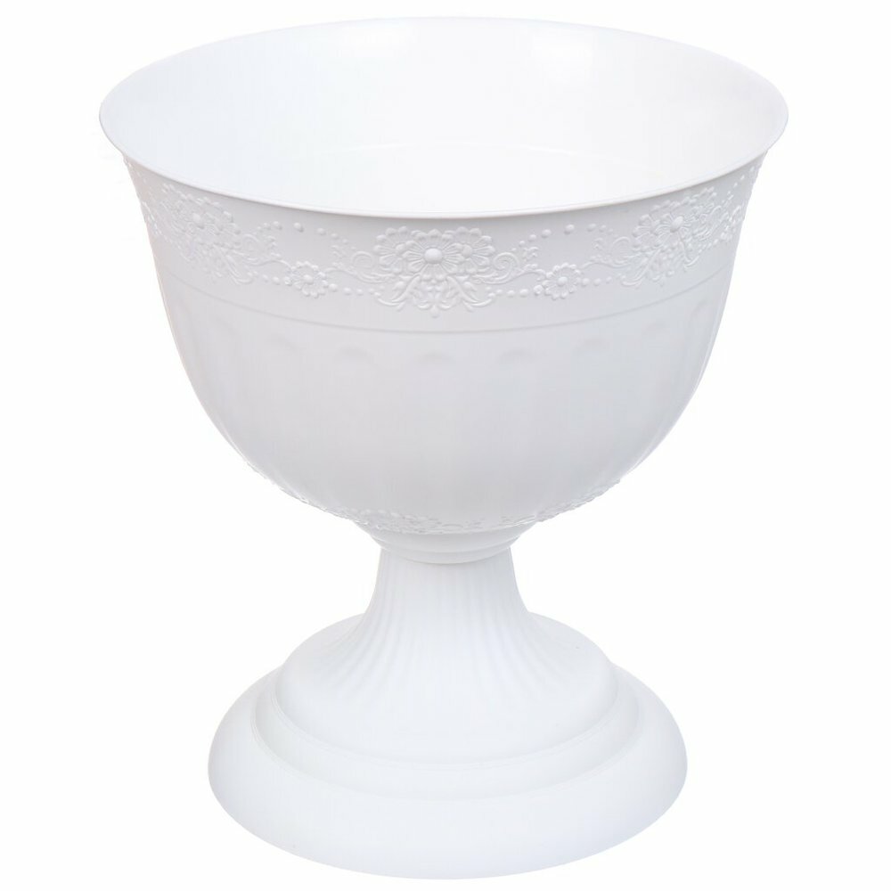 Вазон Венеция 18л белый М3129 .