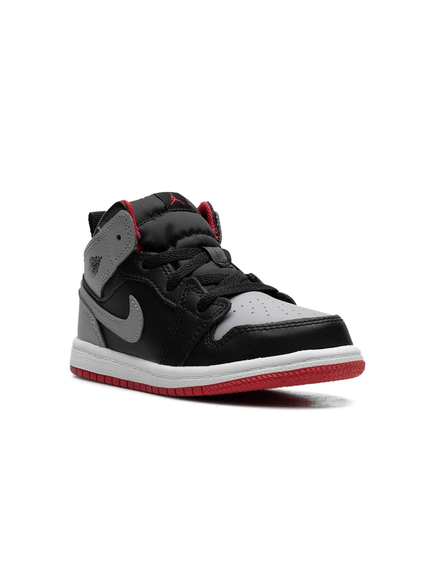 Кроссовки Jordan Air Jordan 1 Mid Black/Cement Grey-fire Red-white