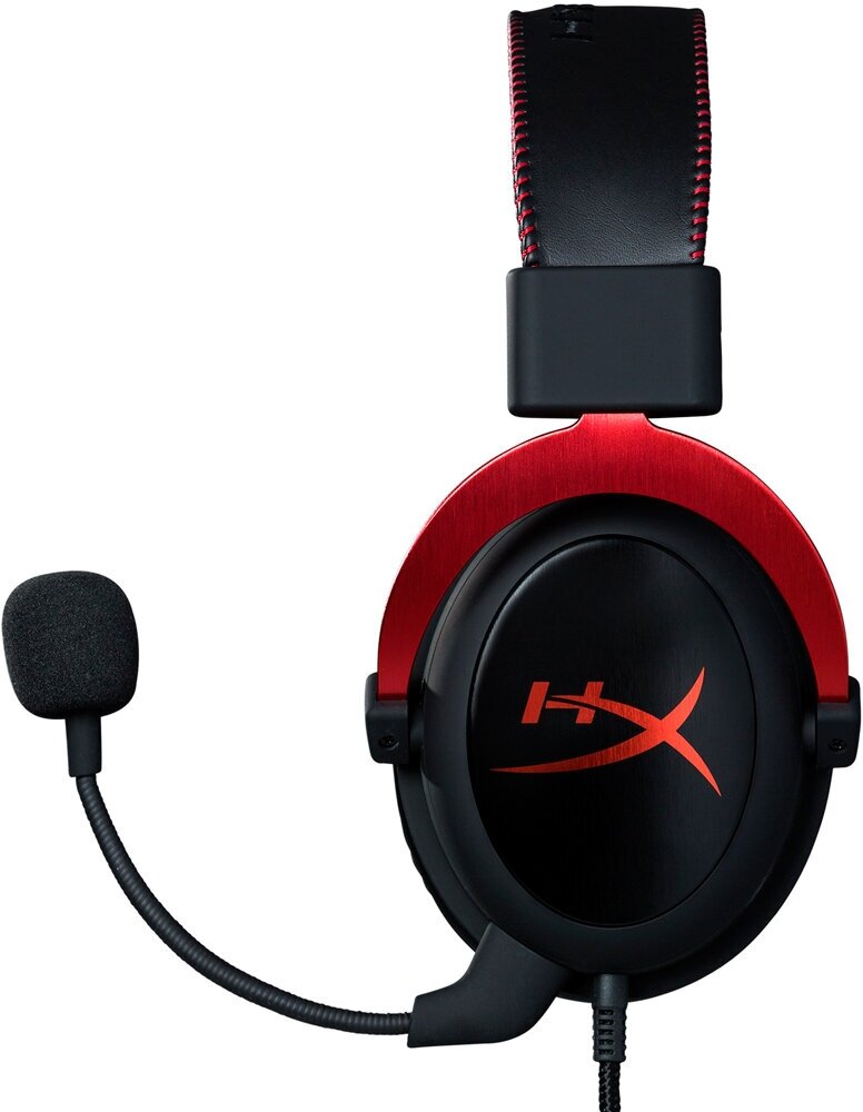 Наушники с микрофоном HyperX Cloud II черный/красный 1м мониторные оголовье (4P5M0AA) — фото 1