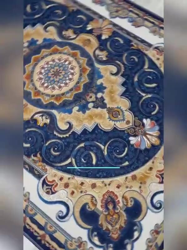 Ковер в комнату 150х200 см "Персидский Сапфир" нескользящий — фото 1