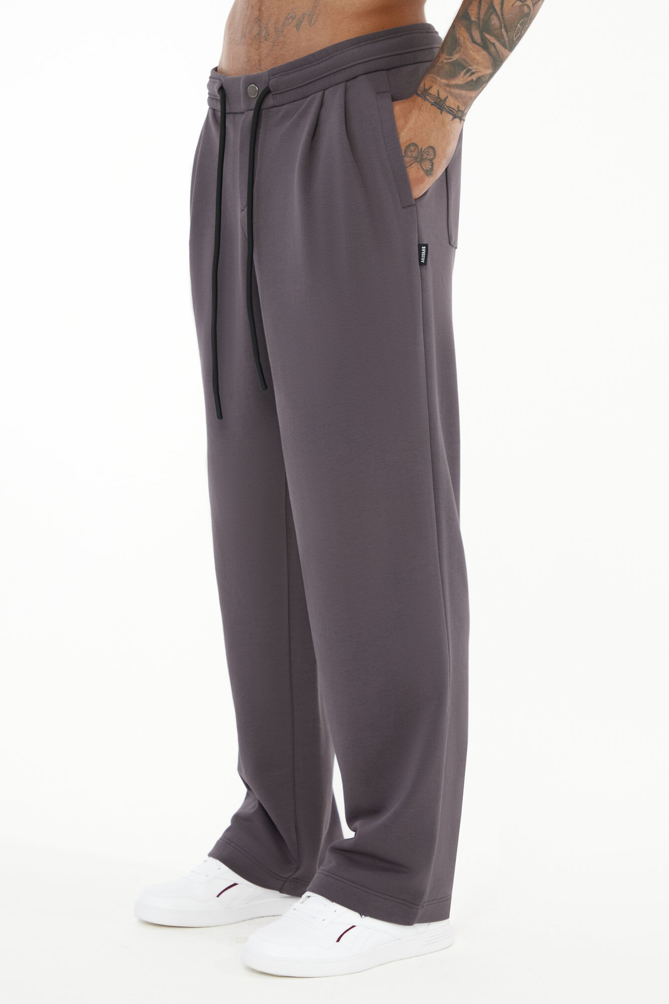 Брюки джоггеры СВЯТАЯ, размер S, серый — фото 1