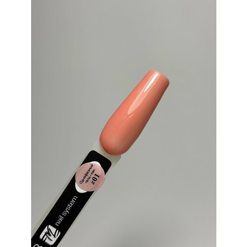 Гель лак однофазный для маникюра и педикюра №01 QRB, 10 мл