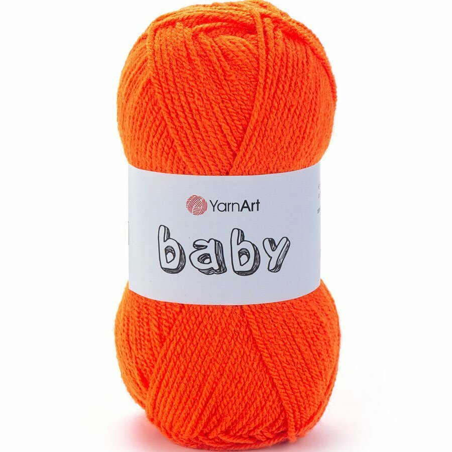 Пряжа Yarnart BABY 8279 оранж (5 мотков)