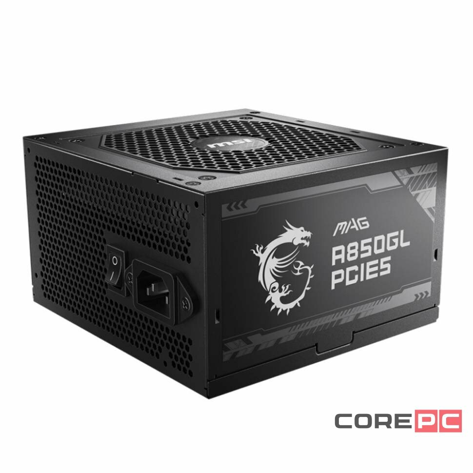 Блок питания MSI 850W MAG A850GL 306-7ZP8A11-CE0 16 Pin (PCIe 5.0 Connector Cable Details)