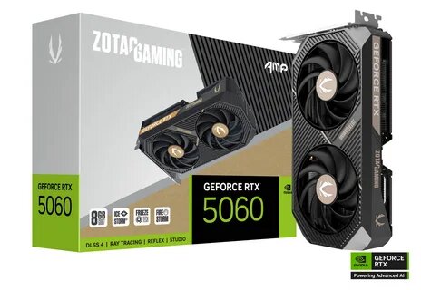 Zotac - 8GB GeForce RTX5060 SOLO GDDR7 128bit HDMI 3-DP (ZT-B50700E-10P)