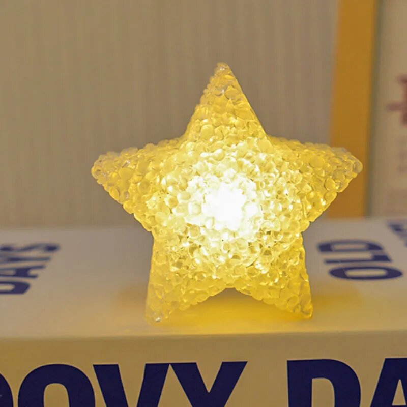 Ночник-звезда LED, 8см, белый корпус