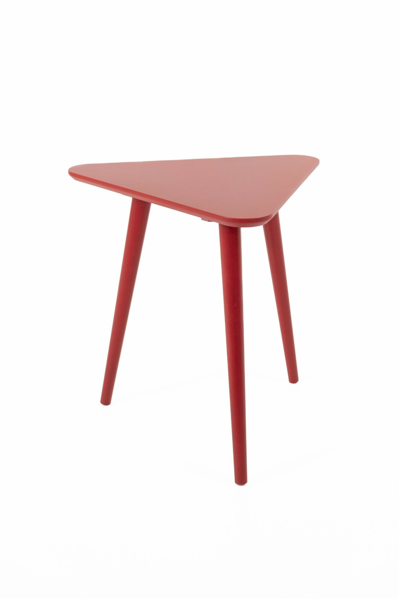 Столик 50*56 h540 Red&Red Треугольные SKandyColor Красный + Красный