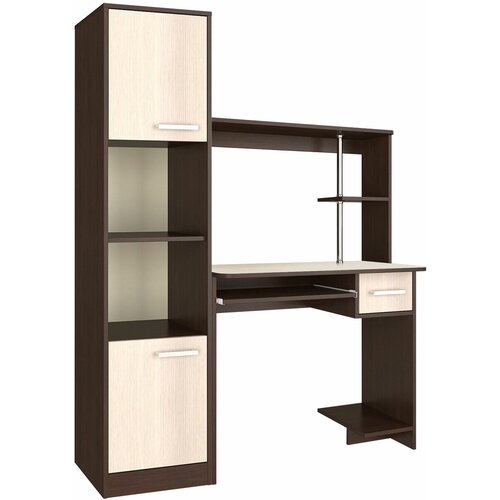 Компьютерный стол BTS Дебют Венге / Дуб Атланта