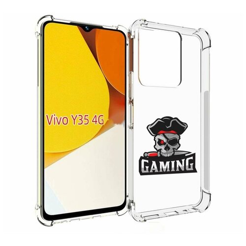 Чехол MyPads Gaming-2 для Vivo Y35 4G 2022 / Vivo Y22 задняя-панель-накладка-бампер