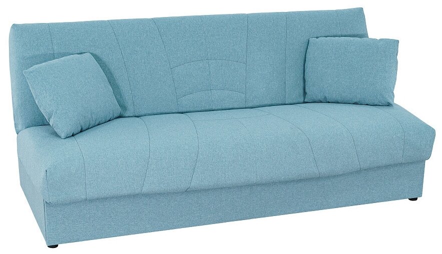 фото Диван Боровичи-Мебель Ручеек книжка голубой 195х95х87 см