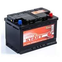 Аккумулятор EXTRA START 6СТ-74N R+ (L3), 278x175x190, обратная полярность, 74 Ач