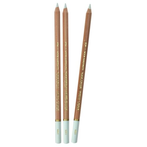 KOH-I-NOOR меловой карандаш Gioconda 8801, 3 шт. белый