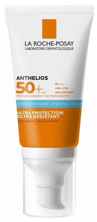 Крем La Roche-Posay Anthelios Ultra SPF 50+ для нормальной, сухой и чувствительной кожи лица, 50 мл