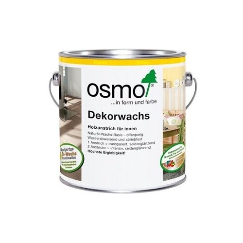 OSMO Масло Осмо цветное Интенсив Osmo Dekorwachs Intensive 0,125 л. 3186 Белое Матовое