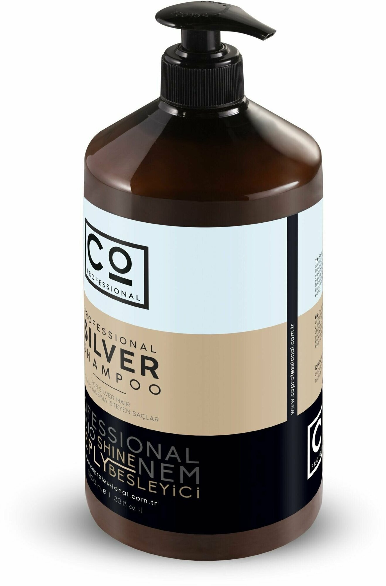 Шампунь для осветленных волос, против нейтрализации желтизны CO PROFESSIONAL Silver Shampoo, 1000 мл