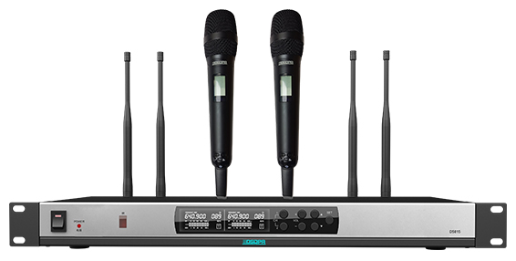 DSPPA Радиосистема Беспроводная микрофонная система True Diversity UHF (2 портативных микрофона)