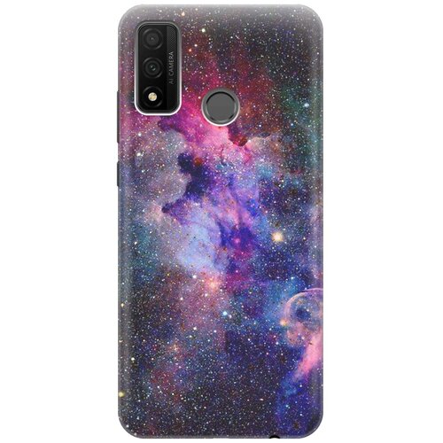 фото Cиликоновый чехол на huawei p smart 2020 / хуавей п смарт 2020 с принтом "открытый космос" gosso
