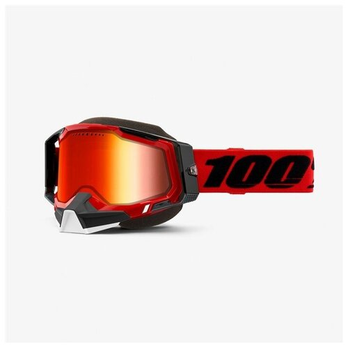 Очки 100% Racecraft 2 Snowmobile Goggle Fluo Yellow /Mirror Red Lens (50122-651-04)