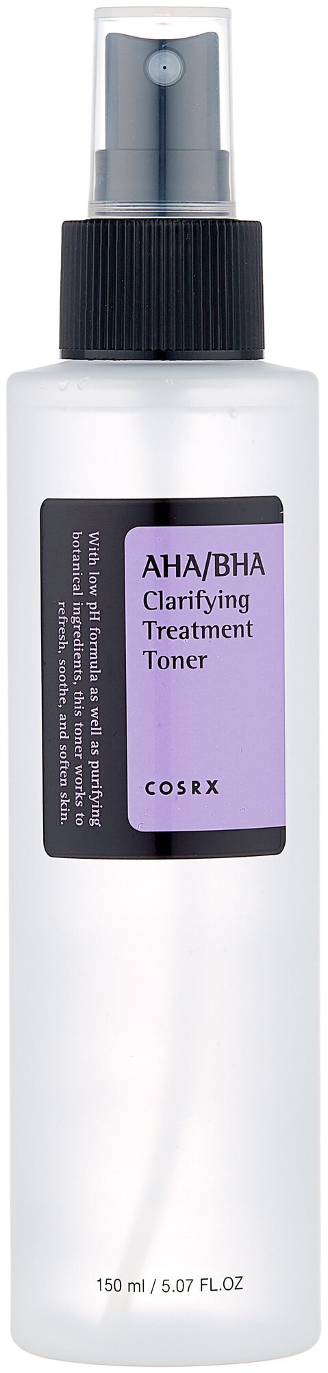 Мягкий очищающий тоник с кислотами для лица, AHA\BHA clarifing treatment toner