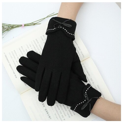 фото Перчатки женские wh-00043 осенние зимние теплые wasabi trend