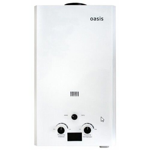 Газовая колонка проточный водонагреватель Oasis OR-12 W дымоход 90 мм 12 кВт может работать от балонного газа розжиг от батареек 3в 1107000₽