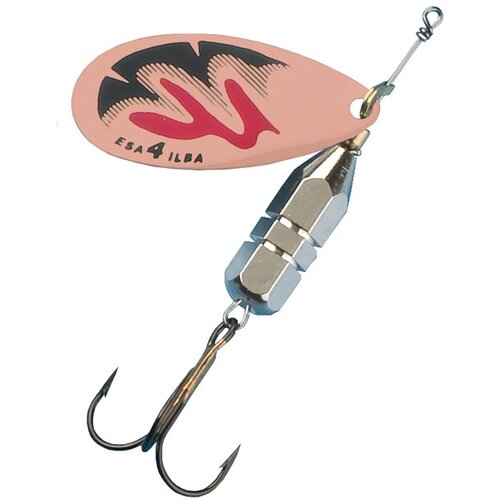 фото Блесна рыболовная вертушка для рыбалки на хищника / щуку / судака / окуня esa "copp/red-black" №2 (ilba), 6.5г нет бренда