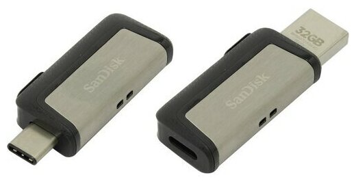 Флешка Sandisk Ultra Dual type C SDDDC2-032G-G46 32 Гб Grey