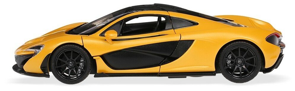 Радиоуправляемая машинка Rastar McLaren P1 желтая 75110Y - фото №2