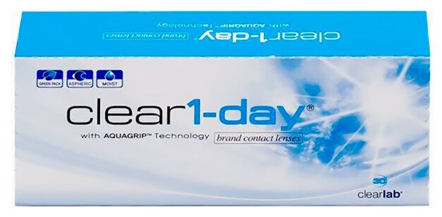 Clearlab Clear 1-day (30 линз) SPH +5.50 BC 8.7