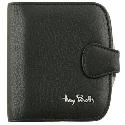 фото Кошелек tony perotti contatto, мужская, натуральная кожа, чёрный
