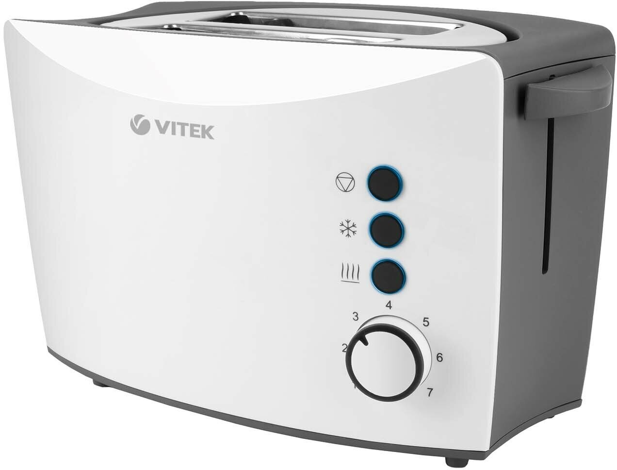 Тостер Vitek VT-7166 (mc) белый/серый VT-7166 .