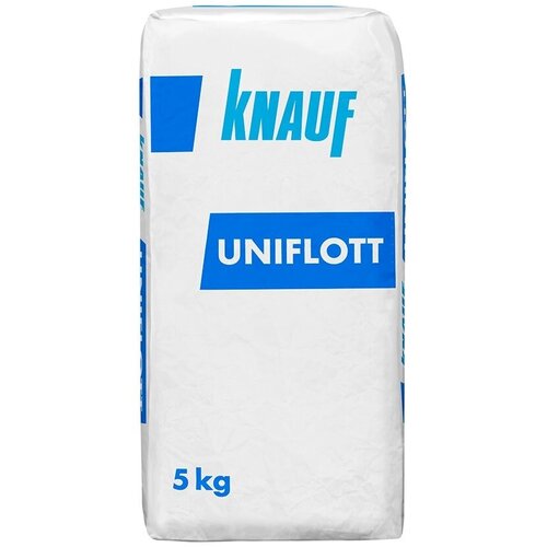 шпатлевка knauf унифлот бело серый 5 кг Шпатлевка гипсовая высокопрочная Knauf Унифлот 5 кг