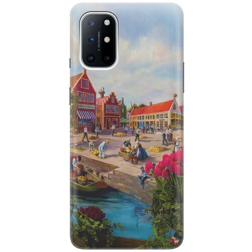 RE: PA Чехол - накладка ArtColor для OnePlus 8T с принтом Старинный Амстердам re pa чехол накладка artcolor для samsung galaxy a72 с принтом старинный амстердам