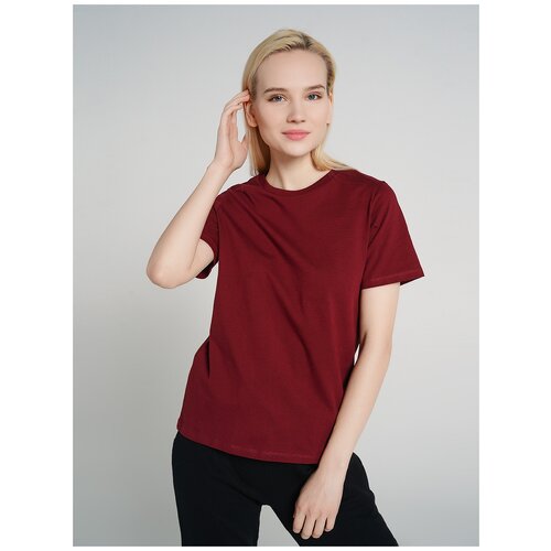 фото Футболка с кор.рукавом твое 78465 размер xl, бордовый, women